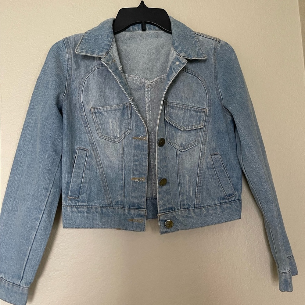 Cropped Denim Jacket